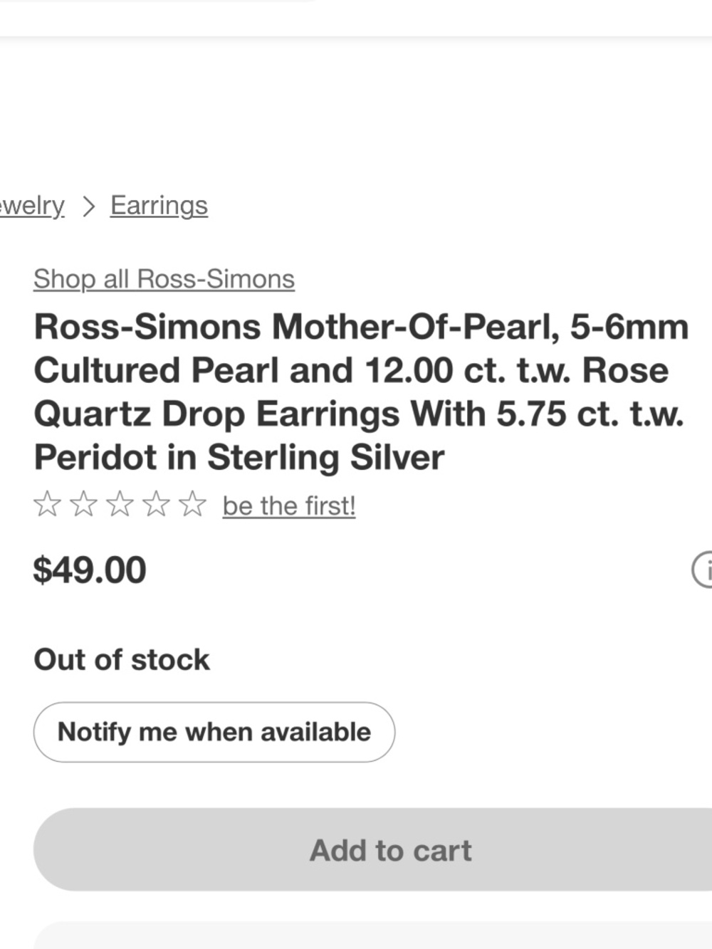 Ross-Simons Mother-Of-Pearl, 5-6mm Cultured Pearl and 12.00 ct. t.w. Rose Quartz - Picture 3 of 12